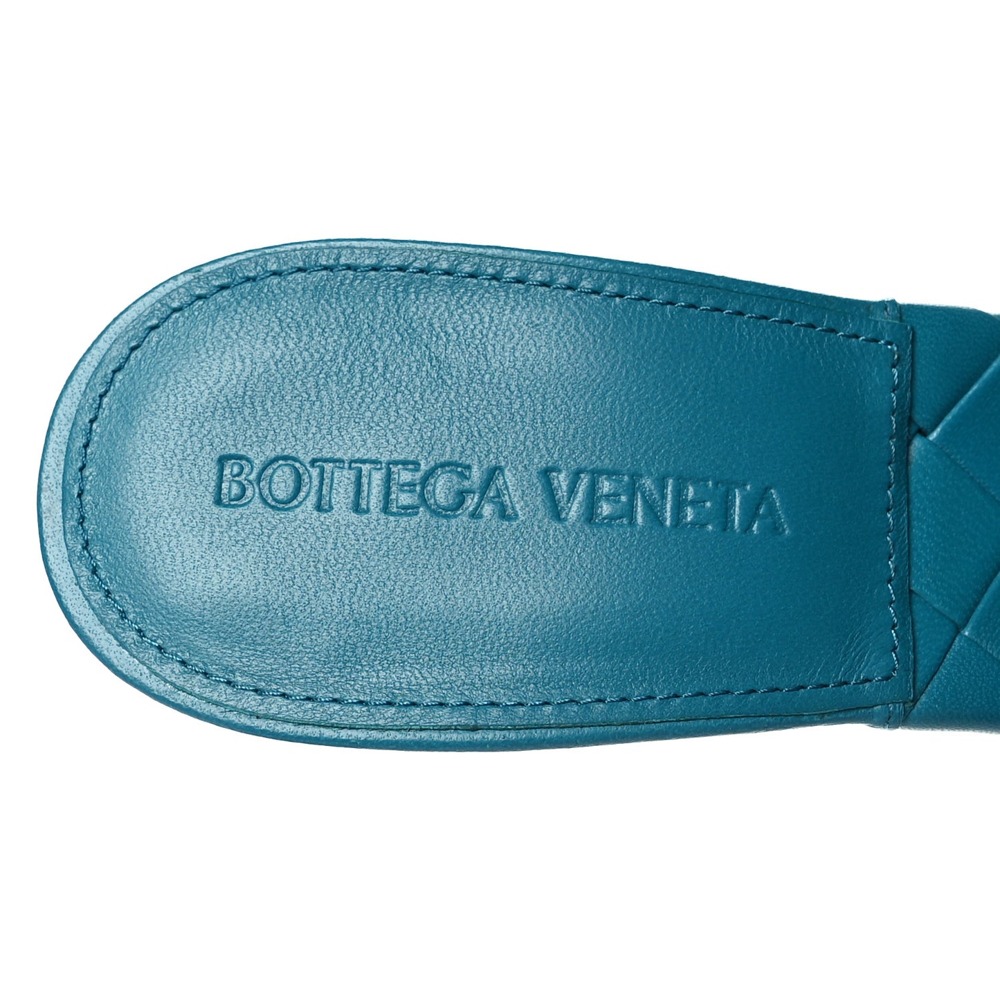 Nappa Maxi Intrecciato Lido 90mm Mule Sandals 37.5 Blaster