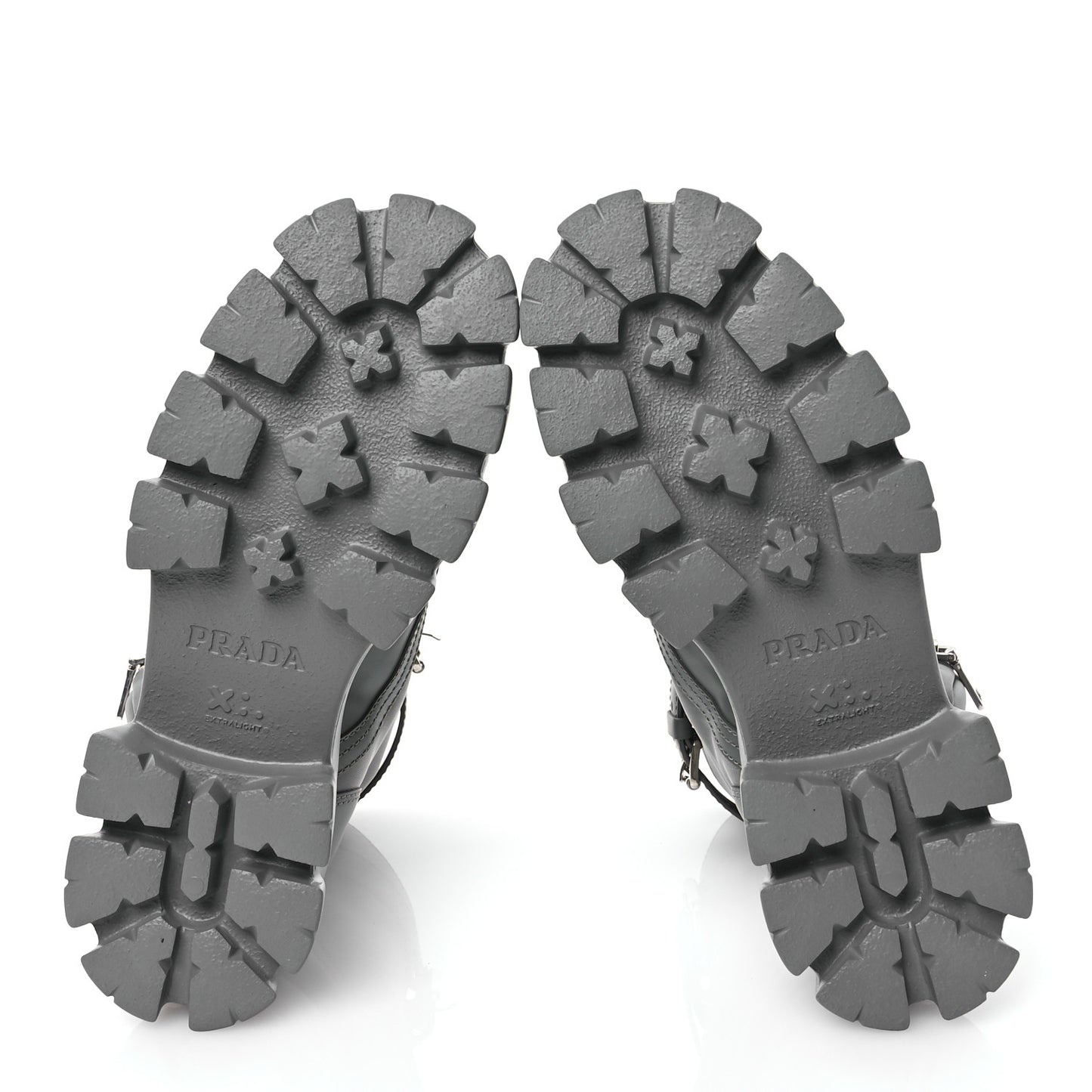 Spazzolato Rois Re-Nylon Metal Triangle Logo Monolith Pouch Pocket 55mm Boots 38.5 Marble Grey