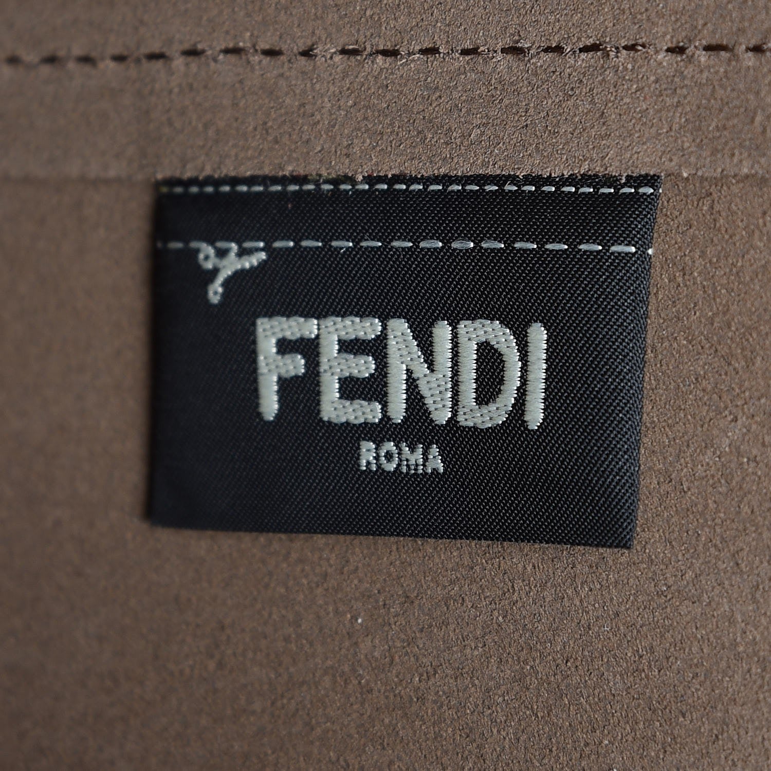 Fendi Vitello Vienna Enamel F is Fendi Shopping Tote Fiamma Taupe 9 of 11