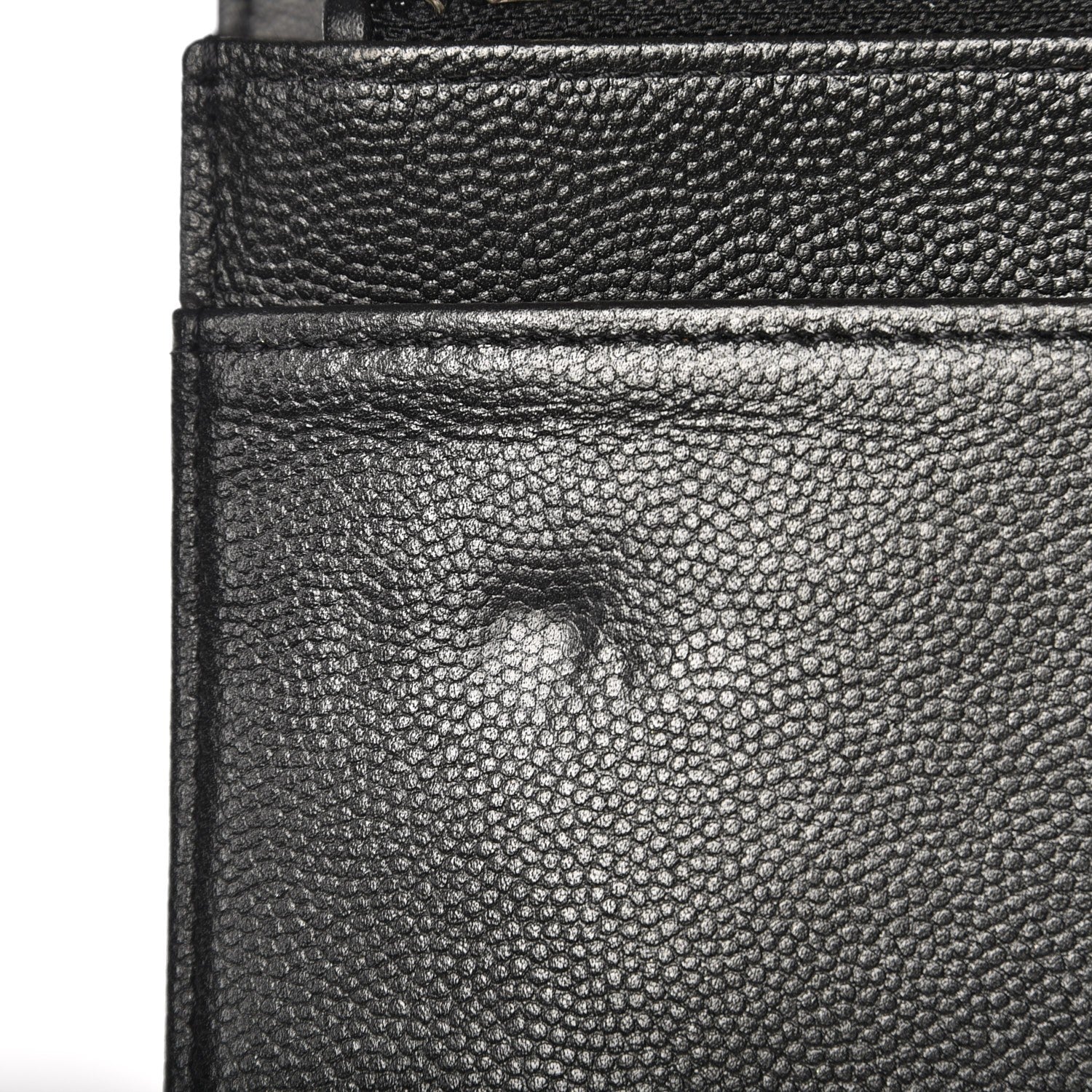 Chanel Caviar Sevruga Wallet On Chain WOC Black 9 of 10