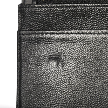 Chanel Caviar Sevruga Wallet On Chain WOC Black 9 of 10