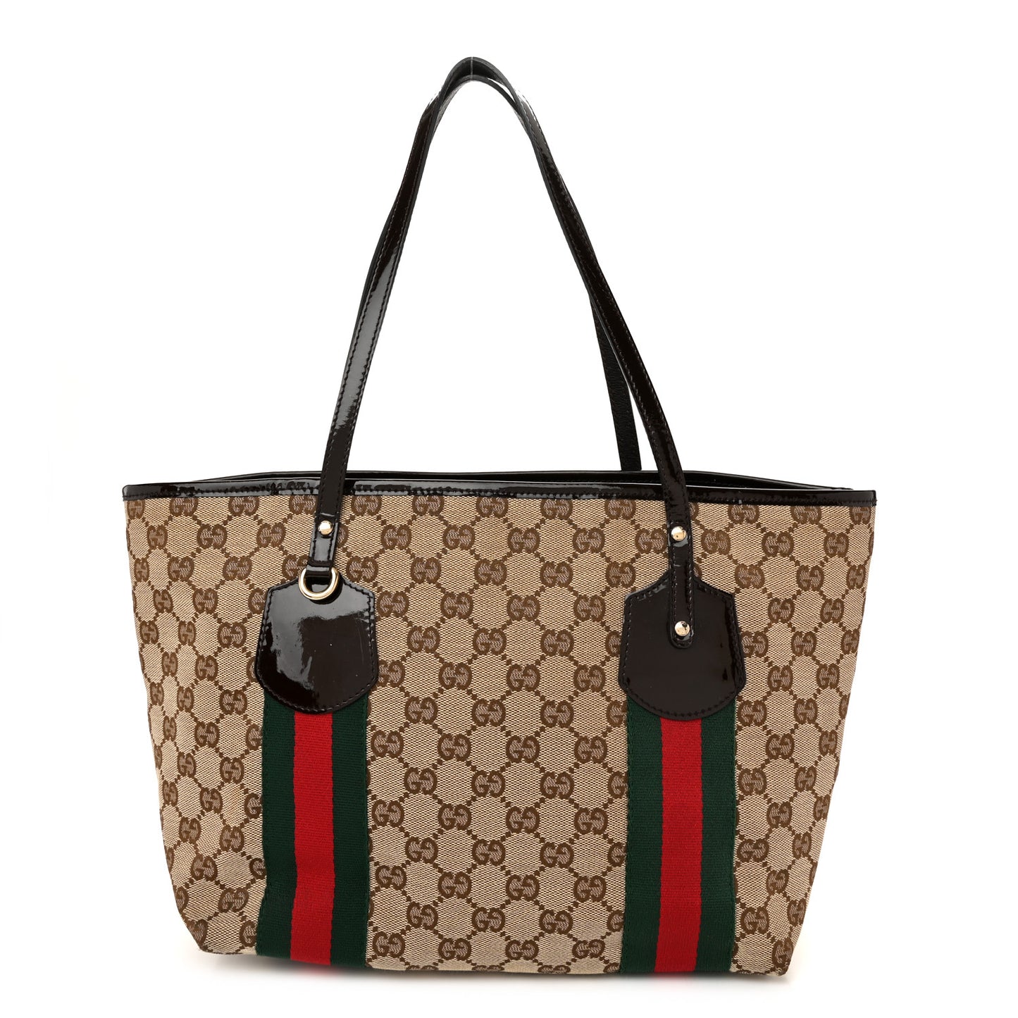 Monogram Web Medium Jolie Tote Brown