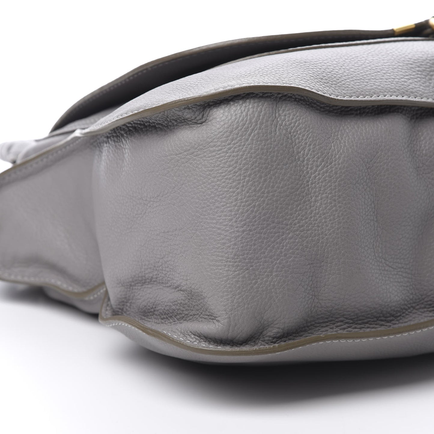 Calfskin Large Marcie Satchel Cashmere Grey