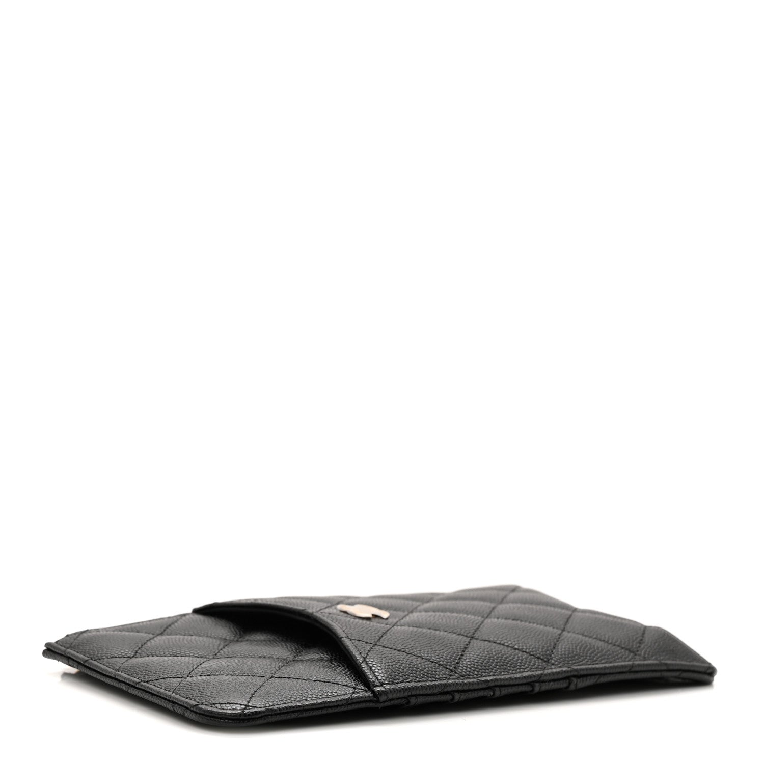 Chanel Caviar Quilted Classic iPhone Pouch Black 4 of 8