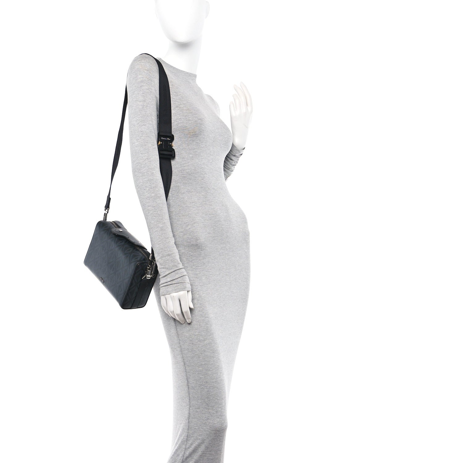 Christian Dior Canvas CD Diamond Lingot 22 Bag Black 2 of 10