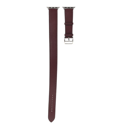 Hermes Swift 38mm Apple Watch Double Tour Band Bordeaux 1 of 5