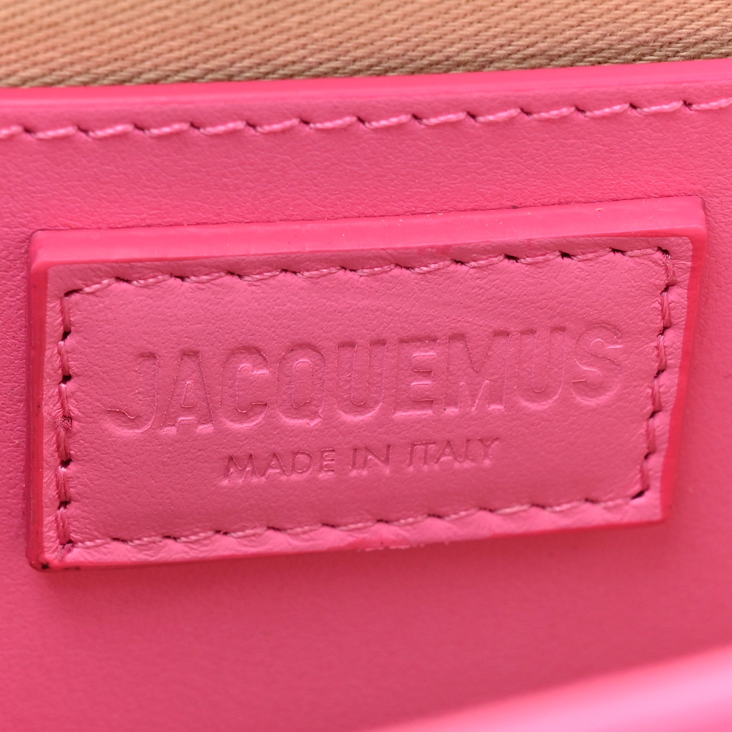 Jacquemus Smooth Calfskin Le Bambinou Pink 6 of 12