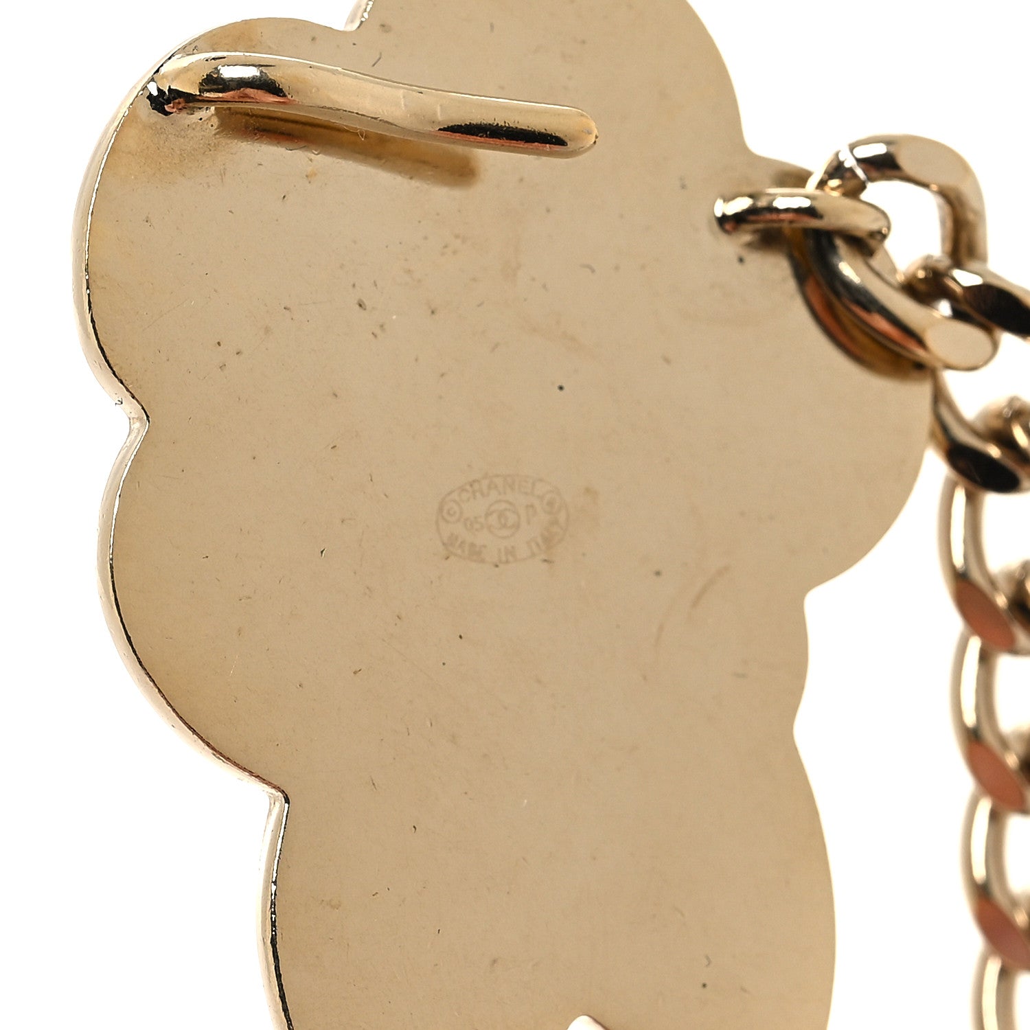 Chanel Enamel Camellia Chain Belt Red Pink Light Gold 3 of 3