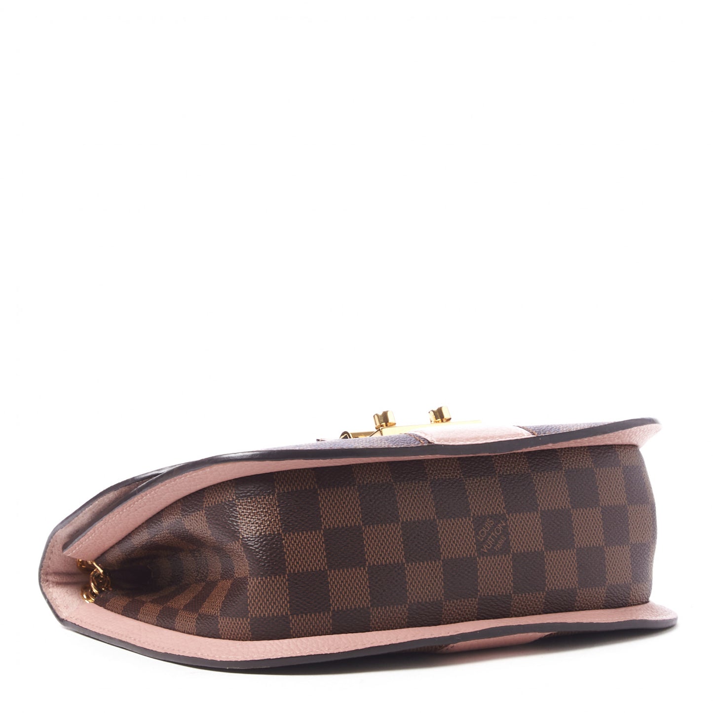 Damier Ebene Cuir Taurillon Wight Magnolia
