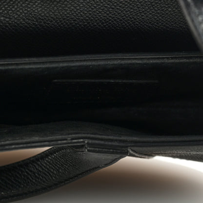 Christian Dior Grained Calfskin Mini Saddle Bag Black 5 of 11