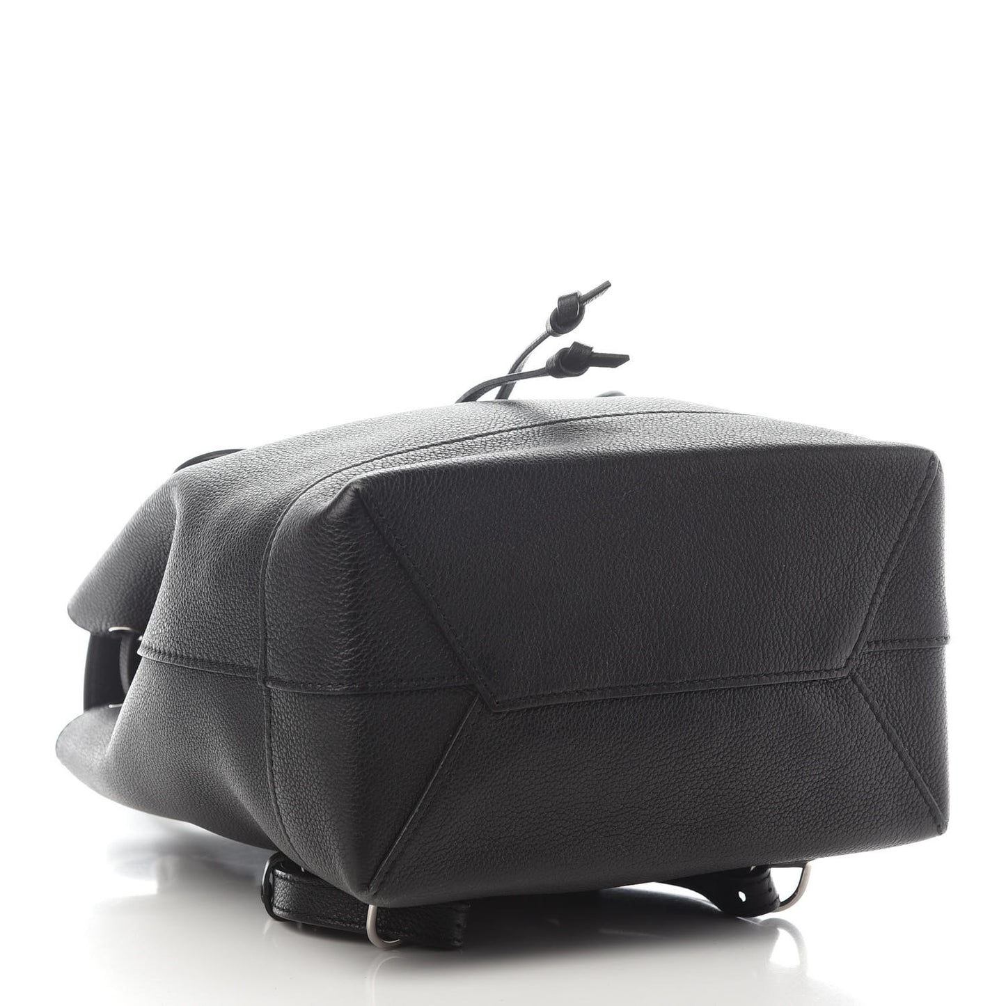 Calfskin Lockme Backpack Black