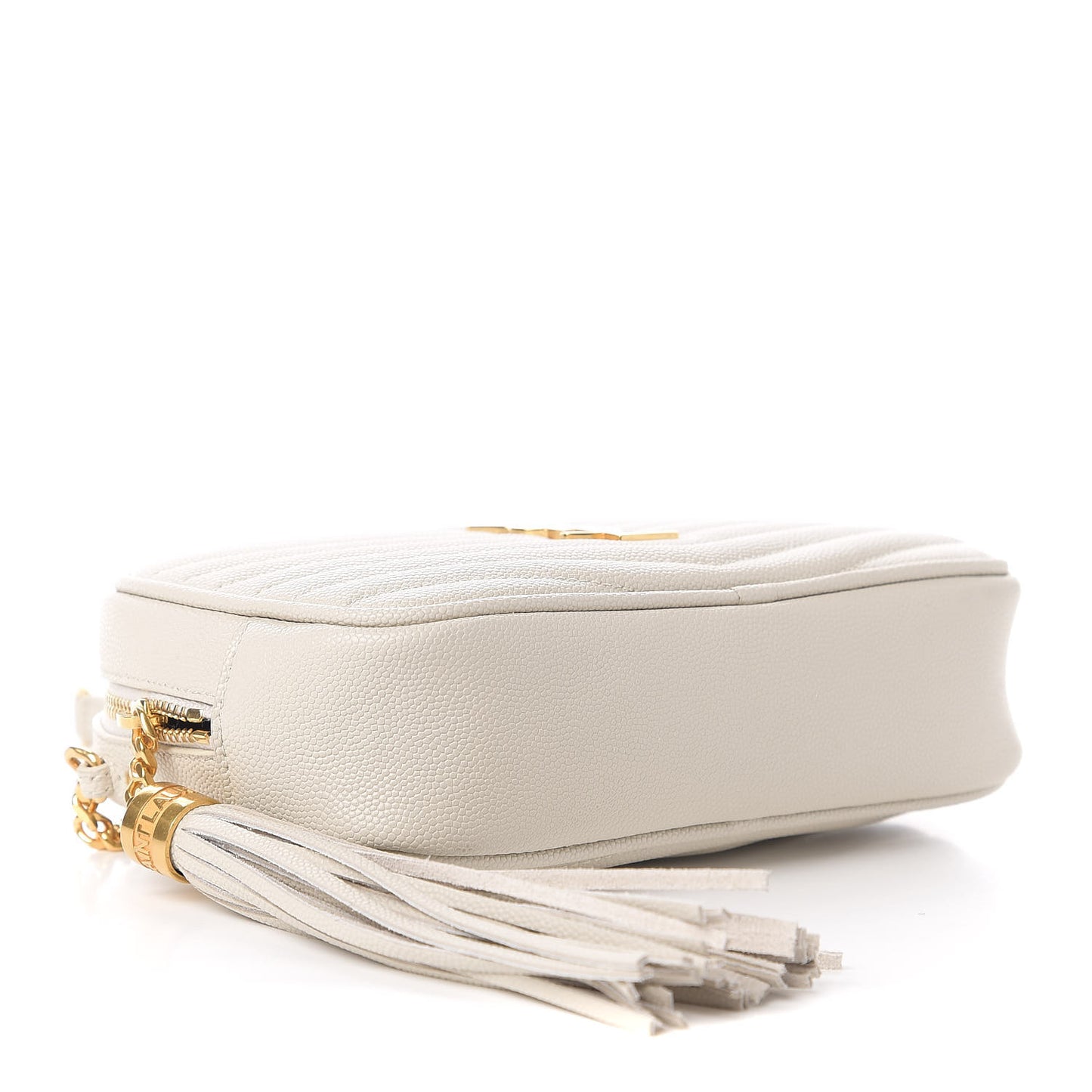 Grain De Poudre Matelasse Monogram Mini Lou Camera Bag Crema Soft