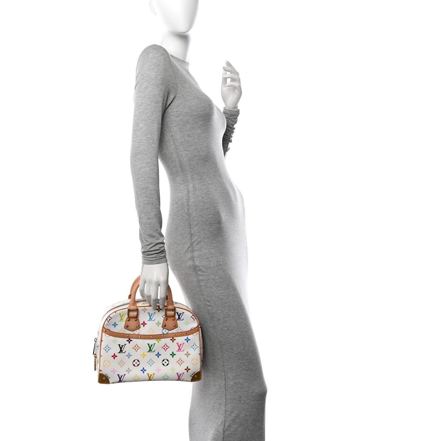 Louis Vuitton Monogram Multicolor Trouville White 2 of 10