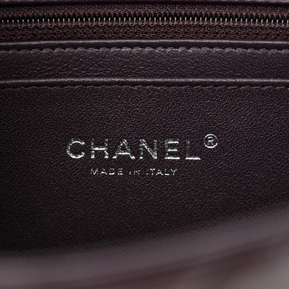 Chanel Lambskin Quilted Mini Rectangular Flap Dark Purple 9 of 11