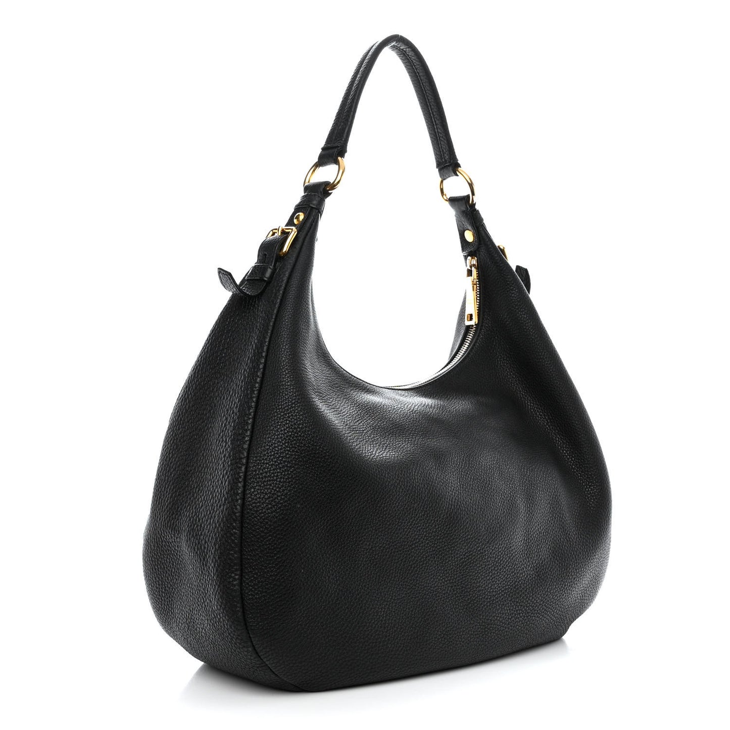 Vitello Daino Hobo Black