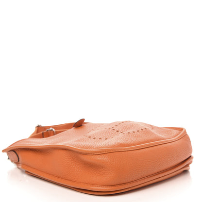 Hermes Taurillon Clemence Evelyne III PM Orange 4 of 11