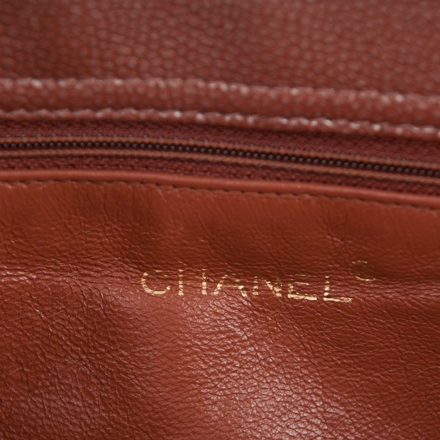 Chanel Metallic Caviar Quilted Shopping Tote Brown 6 of 8