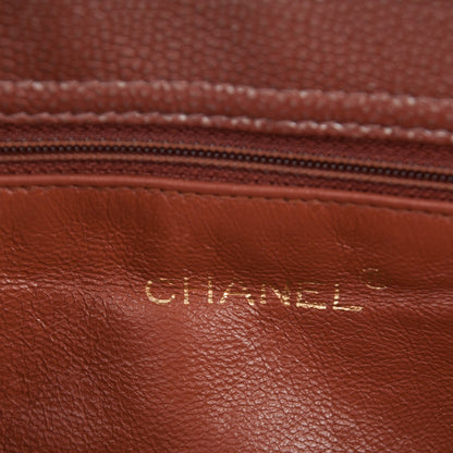 Chanel Metallic Caviar Quilted Shopping Tote Brown 6 of 8