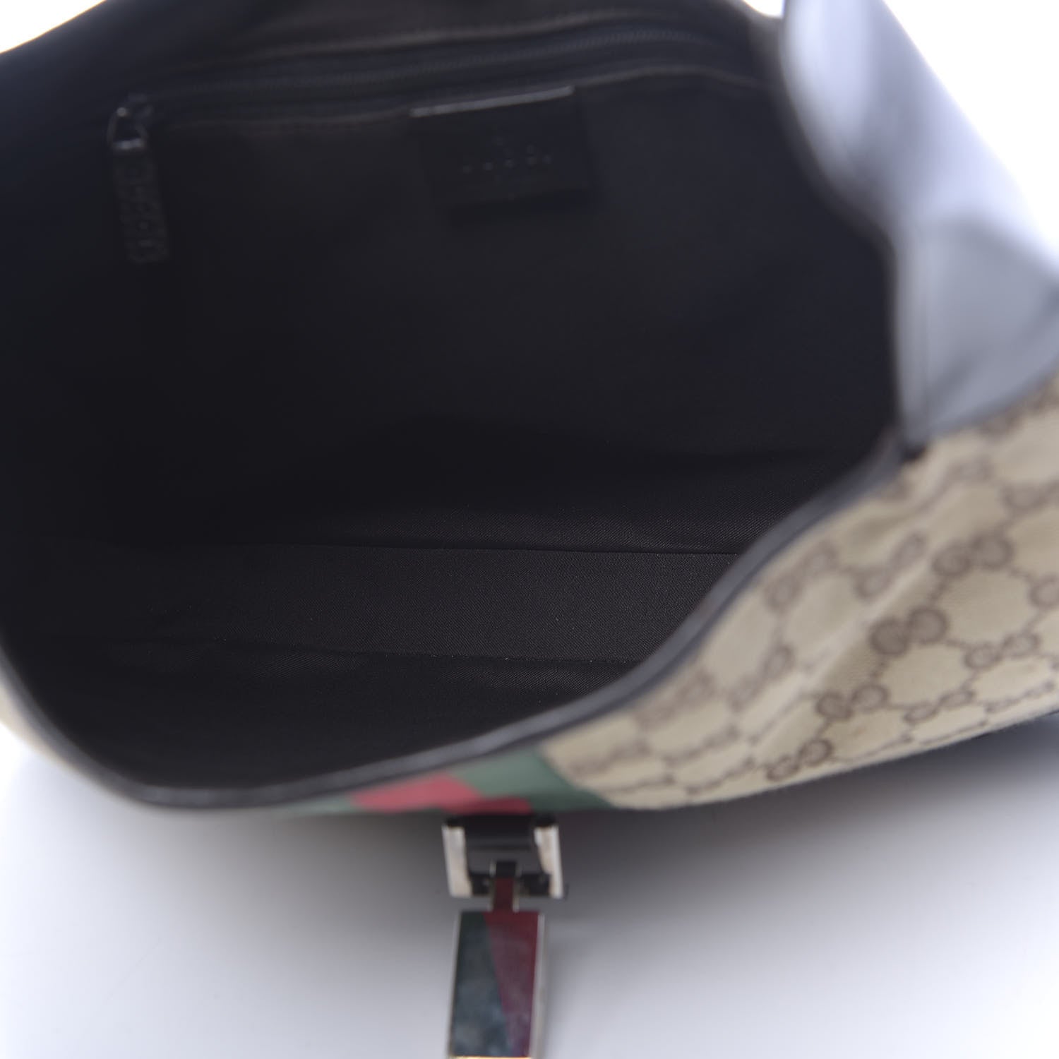 Gucci Monogram Web Jackie O Hobo Dark Brown 5 of 11