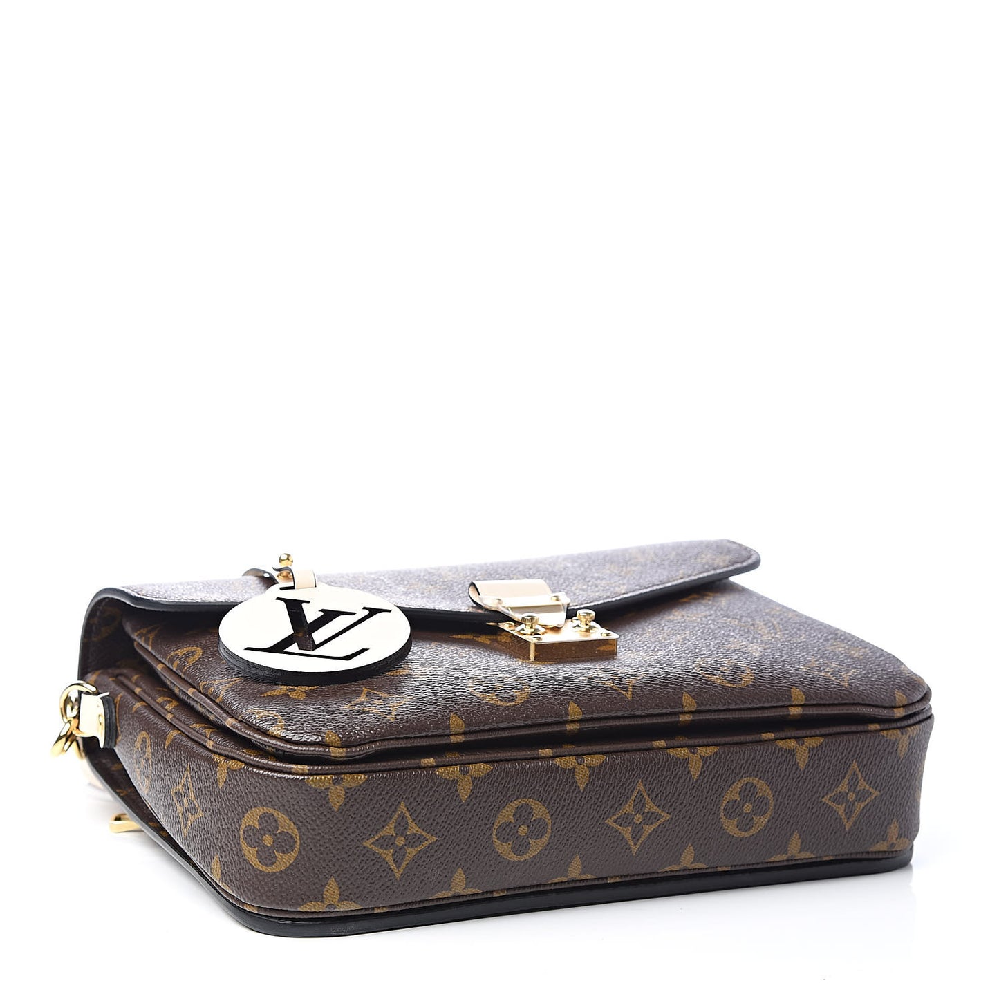 Monogram Braided Pochette Metis Creme Beige