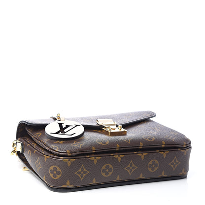 Louis Vuitton Monogram Braided Pochette Metis Creme Beige 4 of 9