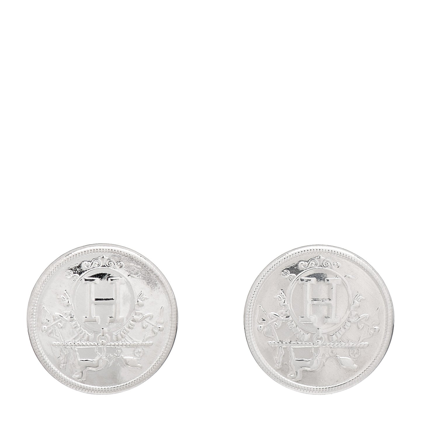 Sterling Silver TPM Ex-Libris Earrings