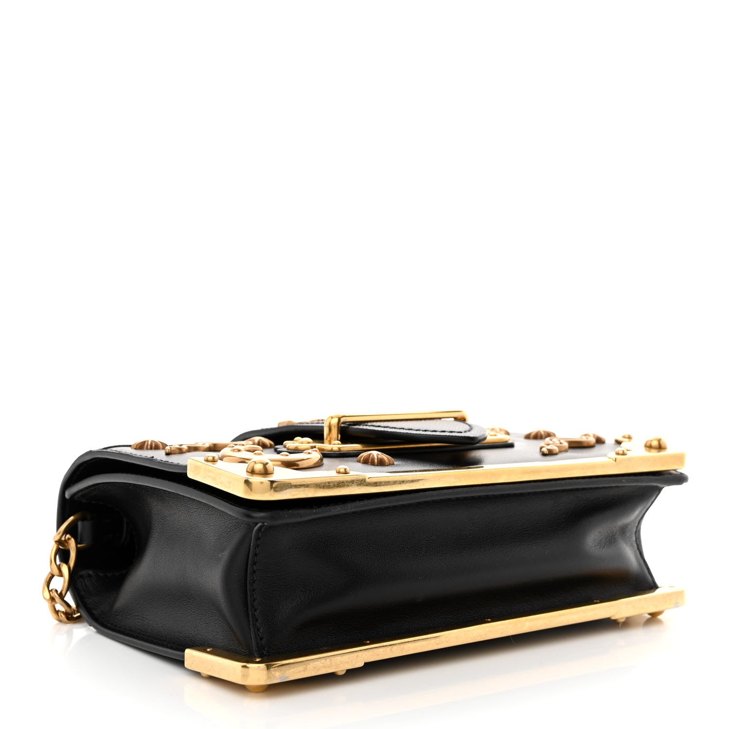 Prada City Calf Saffiano Cahier Astrology Bag Black 4 of 13
