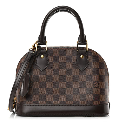 Louis Vuitton Damier Ebene Alma BB 1 of 12