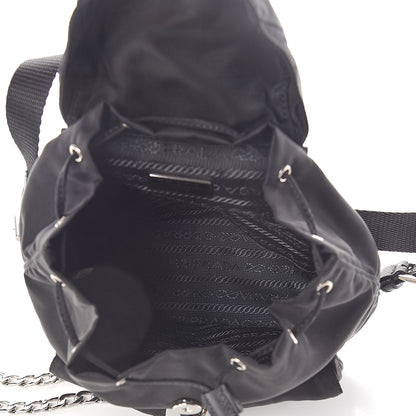 Prada Nylon Vela Mini Crossbody Backpack Black 5 of 8