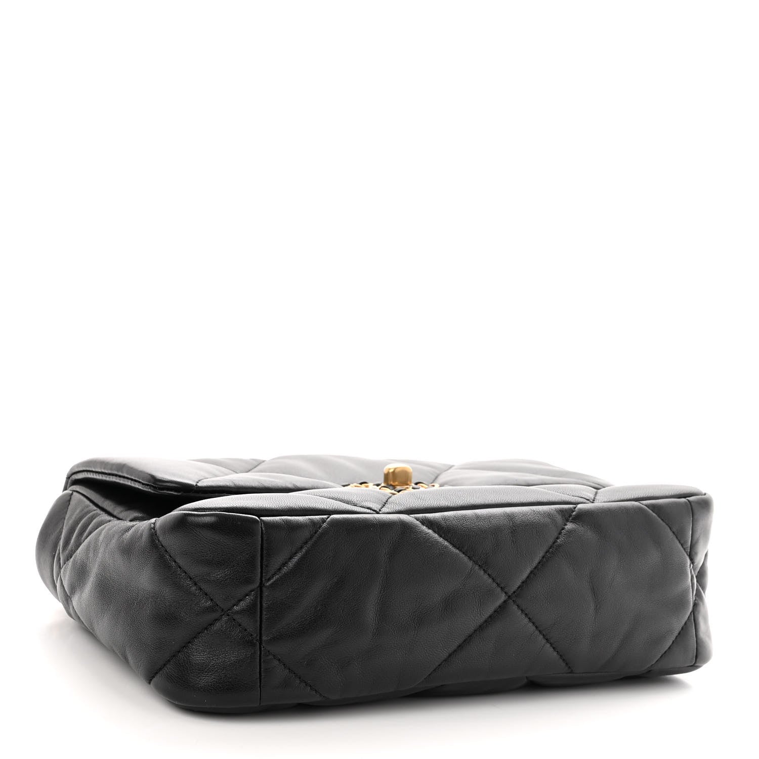 Chanel Goatskin Quilted Medium Chanel 19 Flap Black 4 of 10