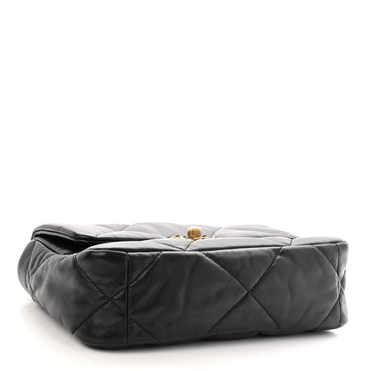 Chanel Goatskin Quilted Medium Chanel 19 Flap Black 4 of 10