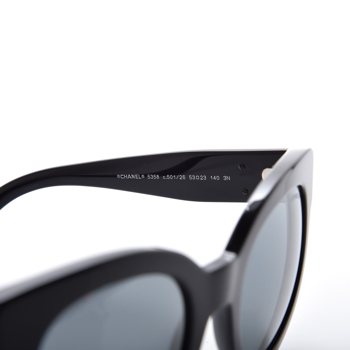 Acetate Butterfly Signature CC Sunglasses 5358 Black