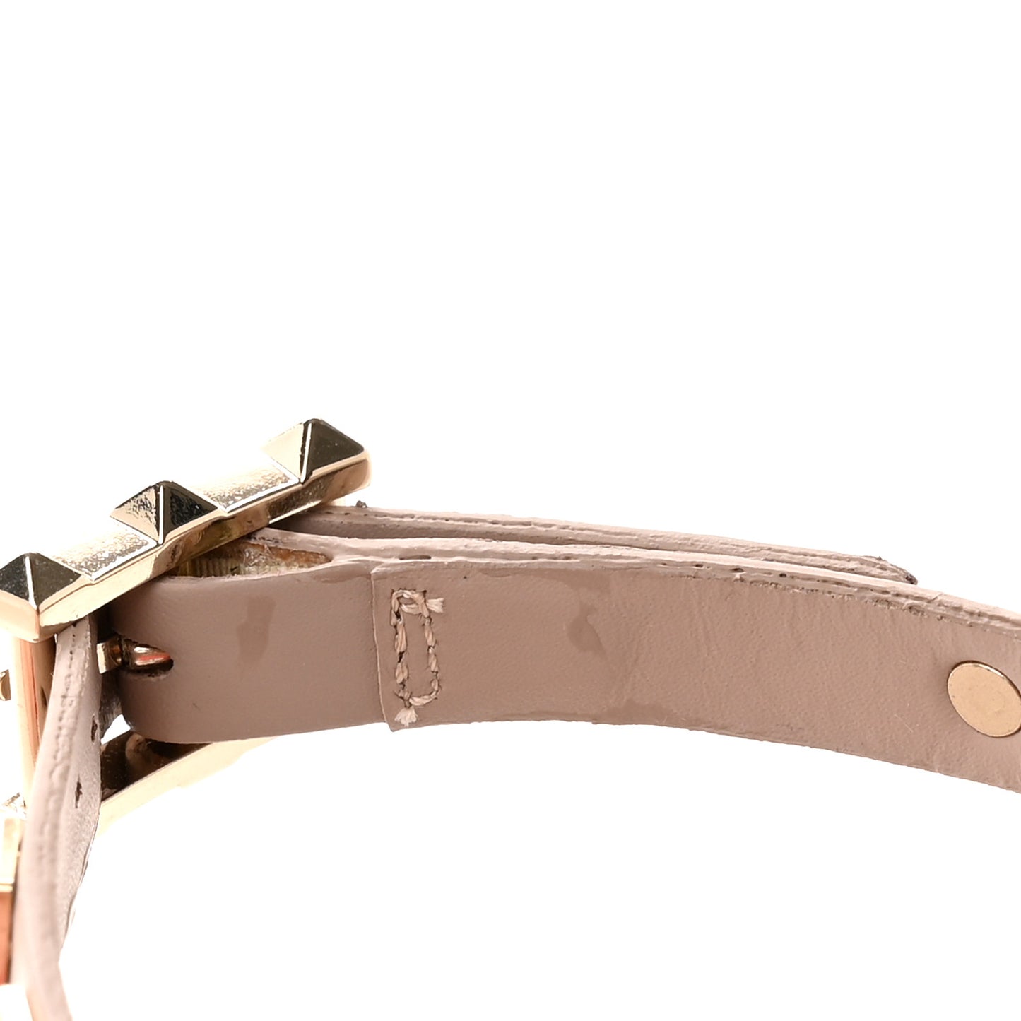Calfskin Rockstud 60mm City Sandals 40 Poudre