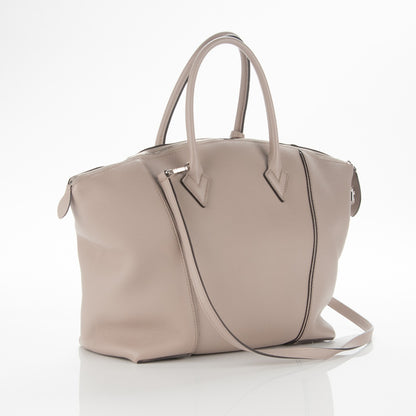 Louis Vuitton Veau Cachemire Soft Lockit MM Galet 3 of 8