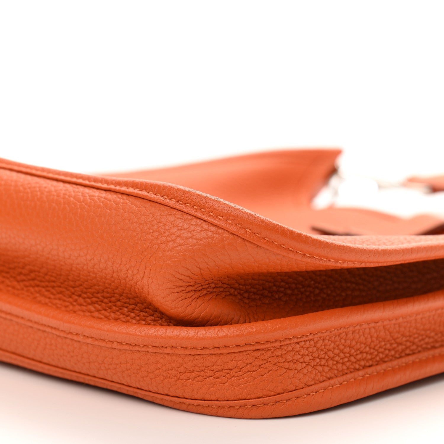 Hermes Taurillon Clemence Evelyne III PM Orange 10 of 11