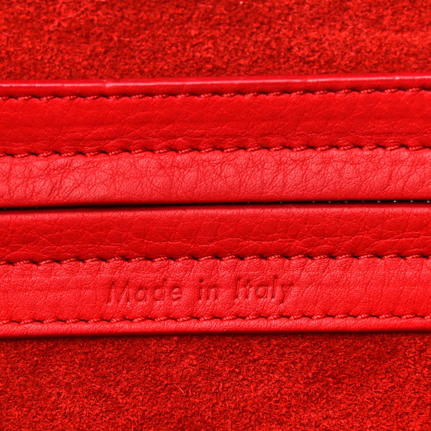 Supple Calfskin Medium Phantom Luggage Coquelicot