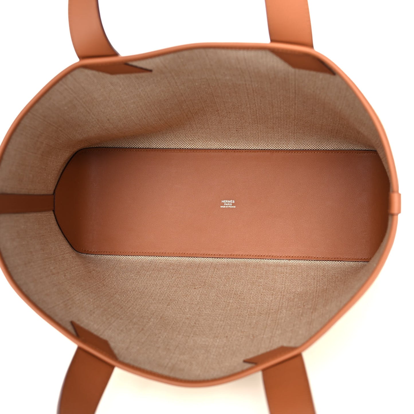 Swift H Canvas Cabas H En Biais 40 Ecru Naturel Gold