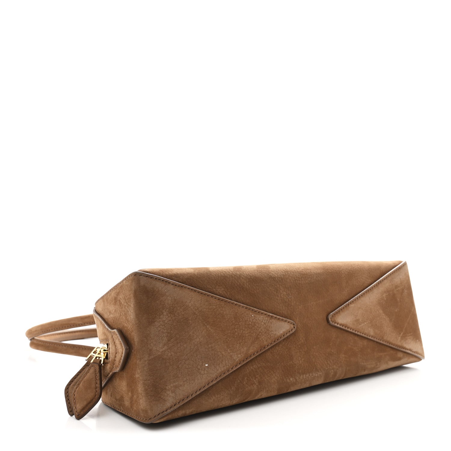 Alaia Nubuck Medium Le Teckel Bag Terre D'Ombre 5 of 10