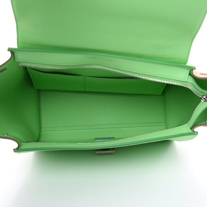 Celine Smooth Calfskin Small Tri-Color Trapeze Lime 5 of 10