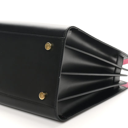Saint Laurent Calfskin Small Sac De Jour Black Fuchsia 12 of 12