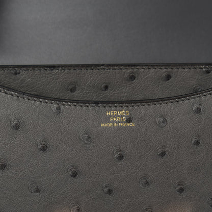 Hermes Ostrich Constance 18 Graphite 6 of 10