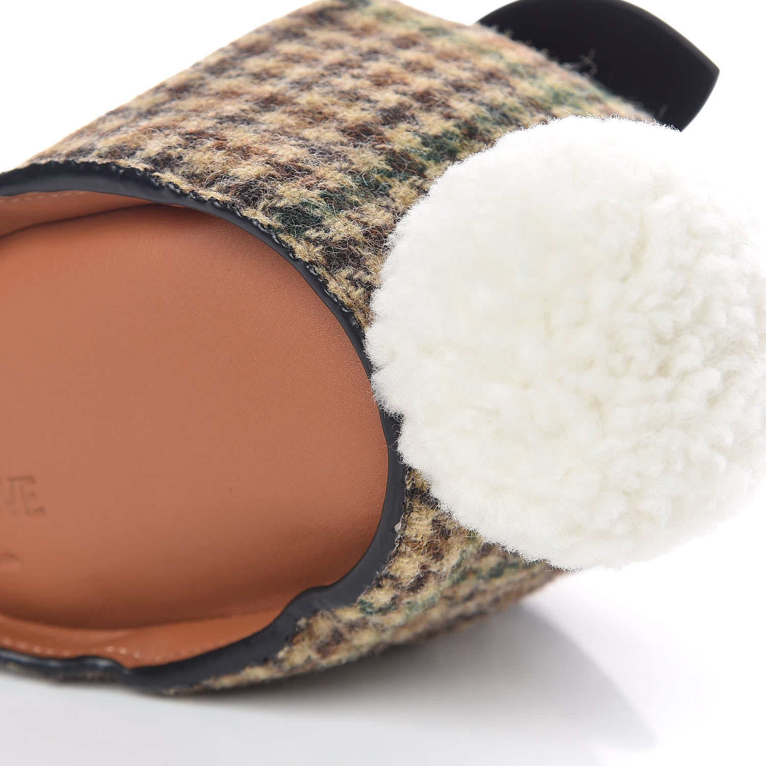 Loewe Tweed Mini Bunny Crossbody Bag Cypress Tan 6 of 9