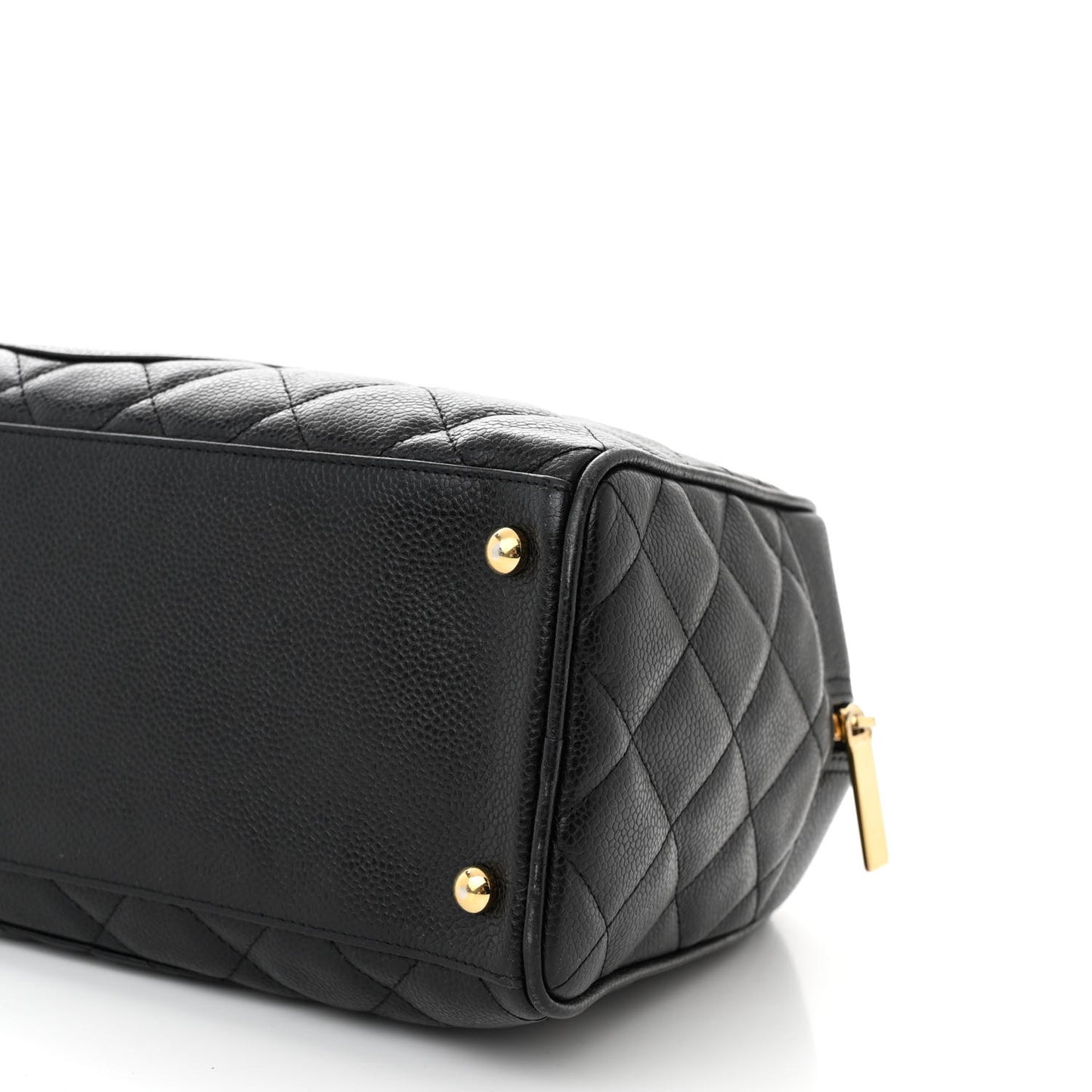 Caviar Quilted Boston Black