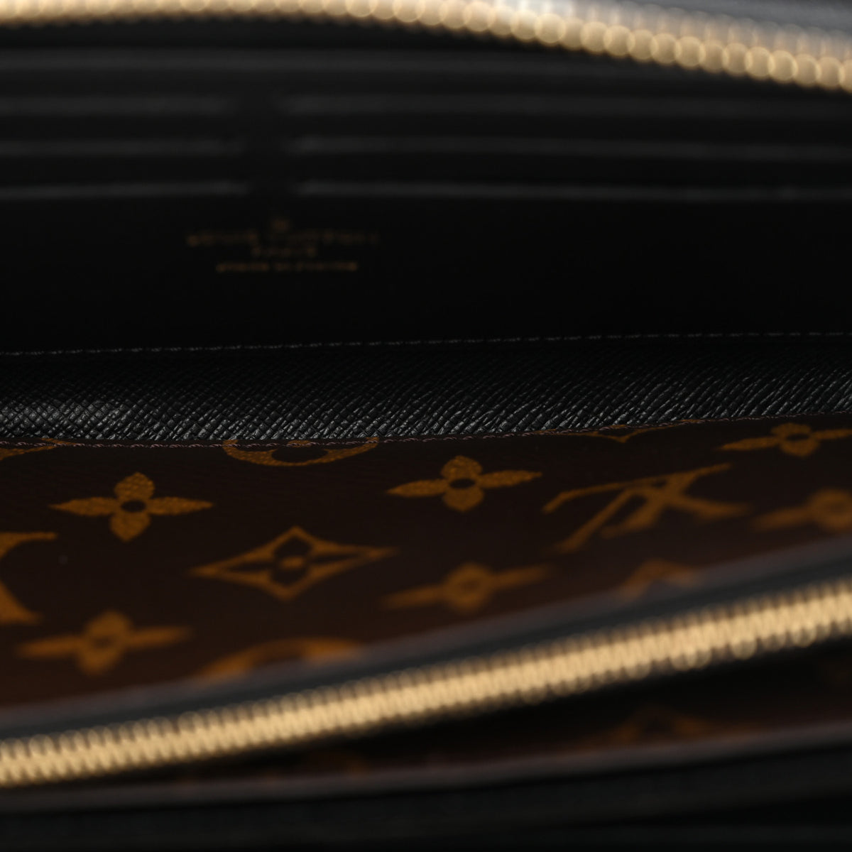 Monogram Zippy Retiro Wallet Black