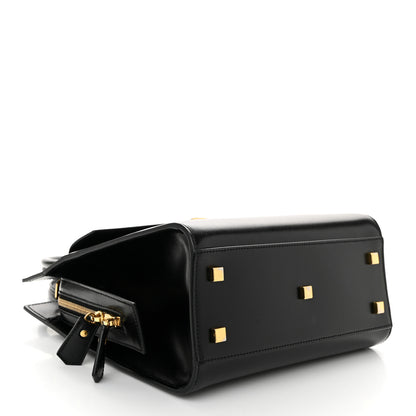 Saint Laurent Shiny Calfskin Small Uptown Tote Black 4 of 11