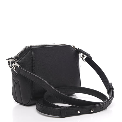 Givenchy Sugar Goatskin Nano Antigona Black 3 of 8