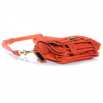 Proenza Schouler Suede PS1 Mini Pouch Messenger Bag Orange 4 of 8