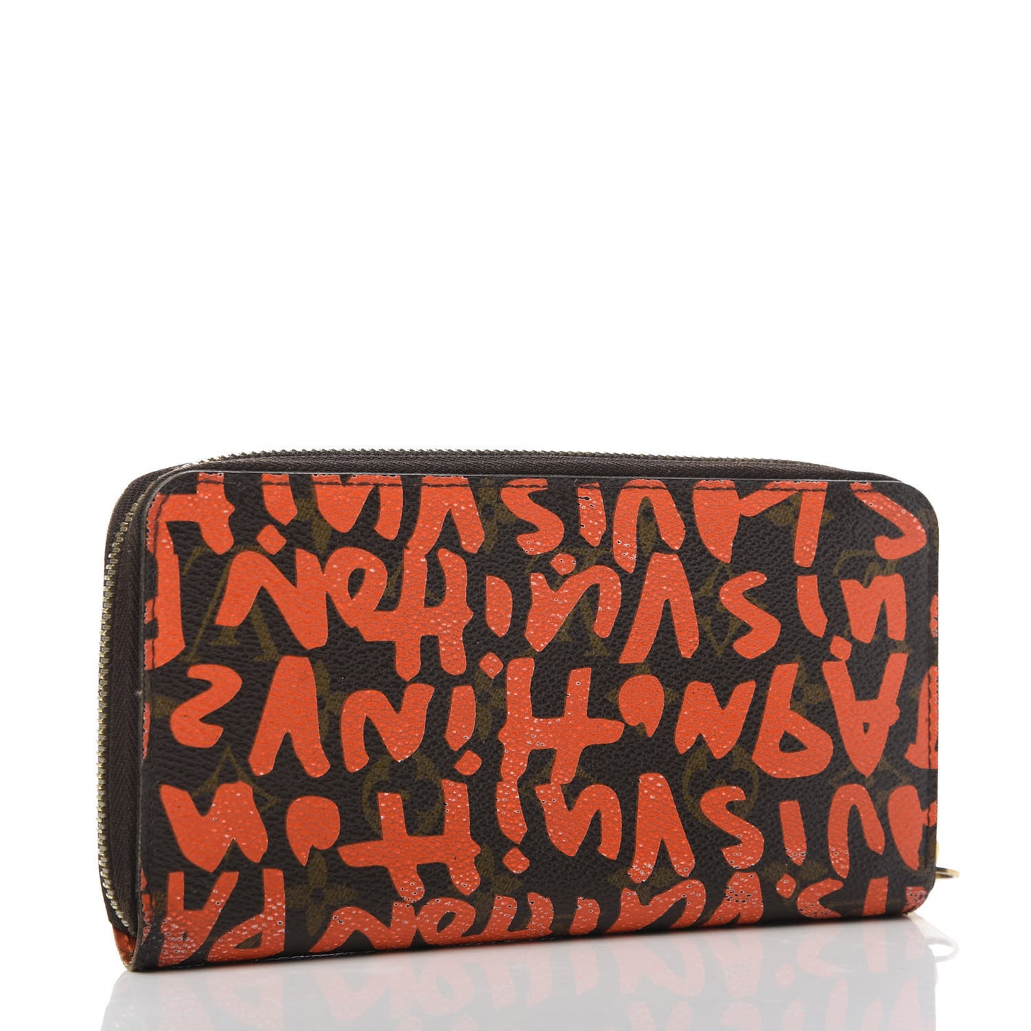 Monogram Graffiti Zippy Wallet Orange