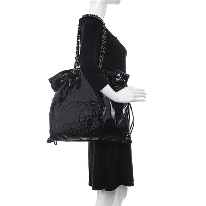 Chanel Patent Bonbons Shopper Tote Black 2 of 9