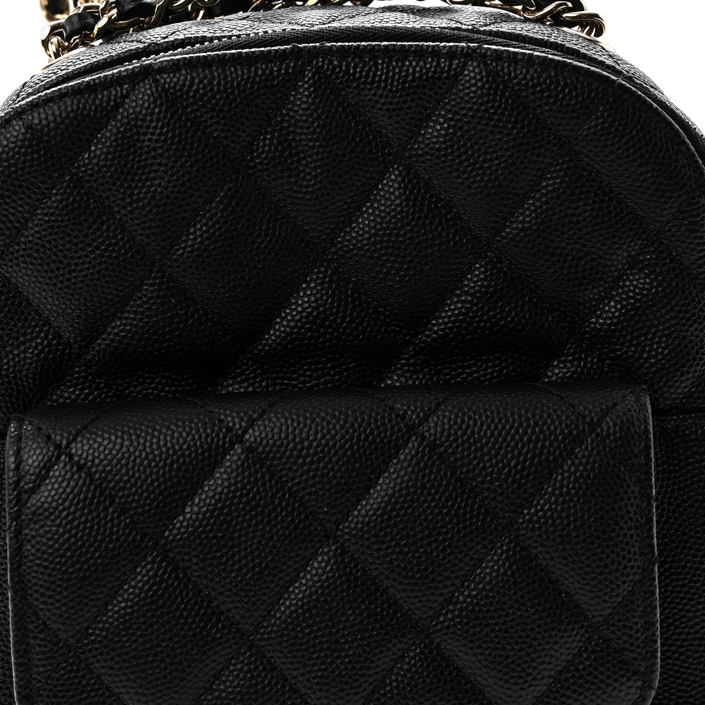 Caviar Quilted Small CC Day Backpack Black